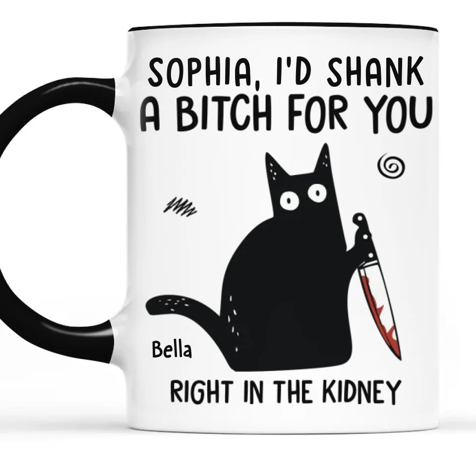Prenez une tasse, partagez un fou rire - Tasse personnalisée avec accents - Cadeau de Noël pour meilleurs amis, sœurs, membres de la famille, collègues
