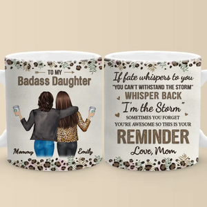 Tasse personnalisée « Famille comme des branches sur un arbre » – Fête des Mères, cadeau pour maman, fille