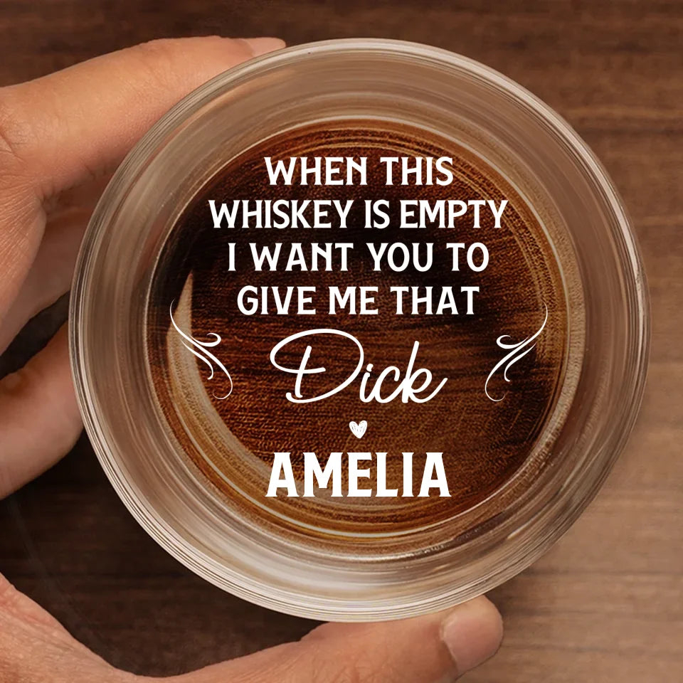 Amour infini, aucune limite en vue - Verre à whisky personnalisé pour couple - Cadeau pour mari et femme, anniversaire