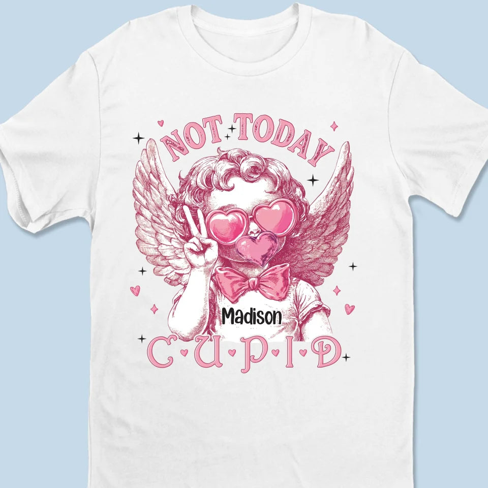 Cupidon a apporté l'amour, mais tu as apporté la joie - T-shirt unisexe personnalisé Bestie, T-shirt premium, sweat à capuche - Cadeau de Saint-Valentin pour meilleures amies, BFF, sœurs