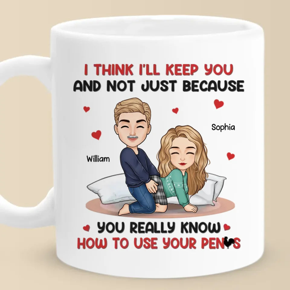 Tu es l'étincelle de mon feu - Tasse personnalisée pour couple - Cadeau pour mari et femme, anniversaire