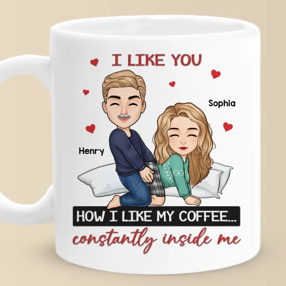 L'amour est meilleur avec toi - Mug personnalisé pour couple - Cadeau pour mari et femme, anniversaire