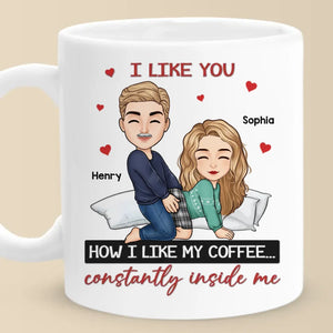 L'amour est meilleur avec toi - Mug personnalisé pour couple - Cadeau pour mari et femme, anniversaire