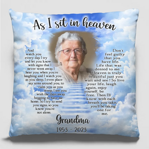 Photo personnalisée Votre amour reste notre plus grand trésor - Coussin personnalisé commémoratif personnalisé - Cadeau de condoléances pour les membres de la famille