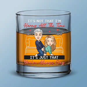 C'est ton charme qui prend le dessus sur mon esprit - Verre à whisky personnalisé pour couple - Cadeau pour mari et femme, anniversaire