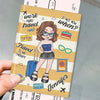 Travel Is The Therapy I Need To Reset - Travel Personalized Custom Passport Cover, Passport Holder - Holiday Vacation Gift, Gift For Adventure Travel Lovers