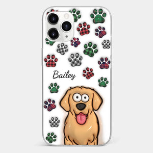 Life Would Be Ruff Without You - Dog & Cat Personalized Custom 3D Inflated Effect Printed Clear Phone Case - Gift For Pet Owners, Pet Lovers