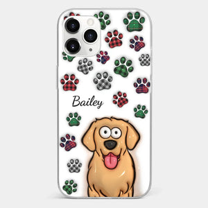 Life Would Be Ruff Without You - Dog & Cat Personalized Custom 3D Inflated Effect Printed Clear Phone Case - Gift For Pet Owners, Pet Lovers