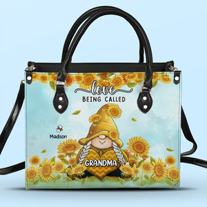 Personne ne vous aime autant que votre grand-mère - Sac à main en cuir personnalisé pour la famille - Cadeau pour maman et grand-mère