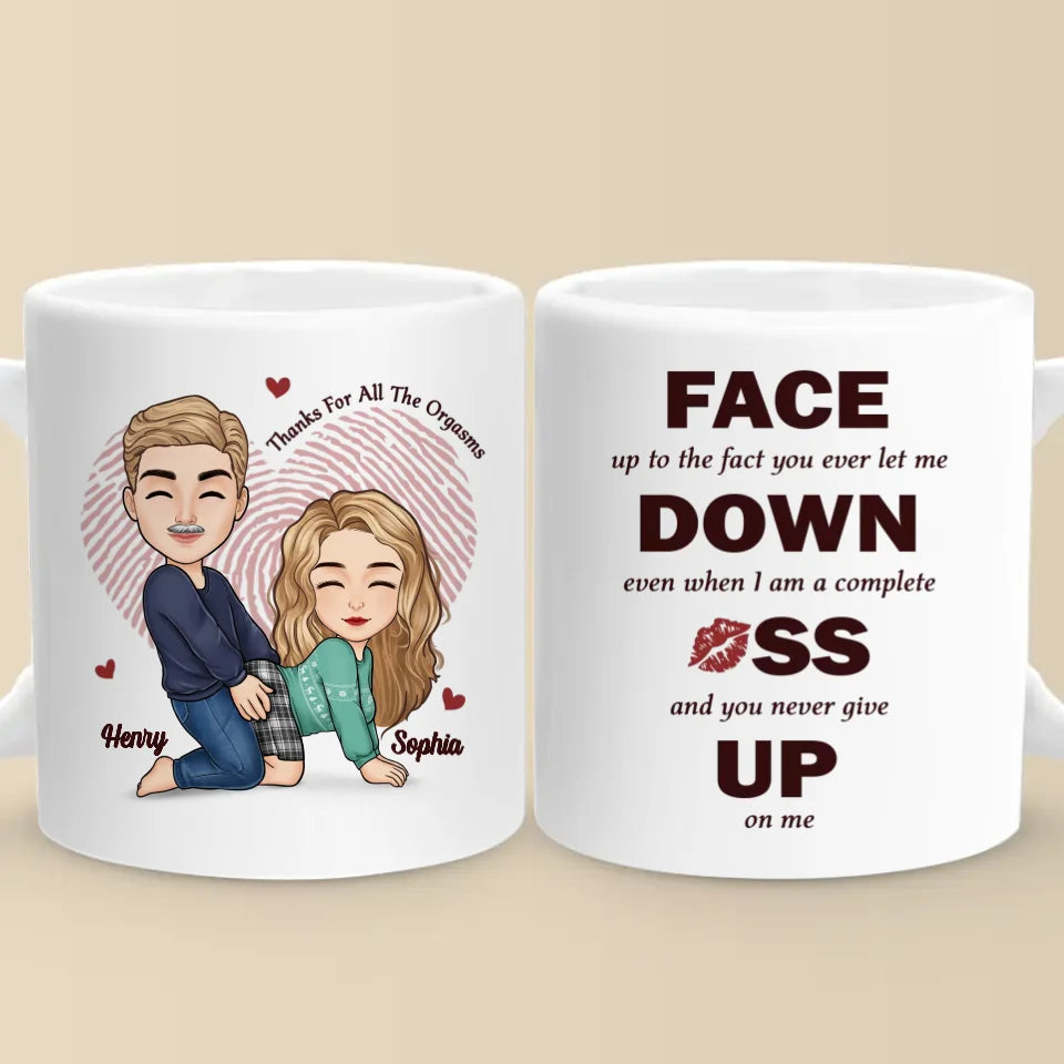 Ton amour est mon péché le plus doux - Tasse personnalisée pour couple - Cadeau de Noël pour mari et femme, anniversaire