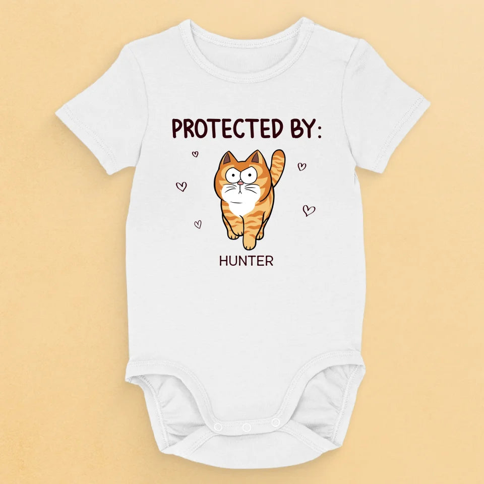 Amour inconditionnel dans un emballage douillet - Body bébé personnalisé chien et chat - Cadeau de naissance, cadeau pour propriétaires d'animaux et amoureux des animaux