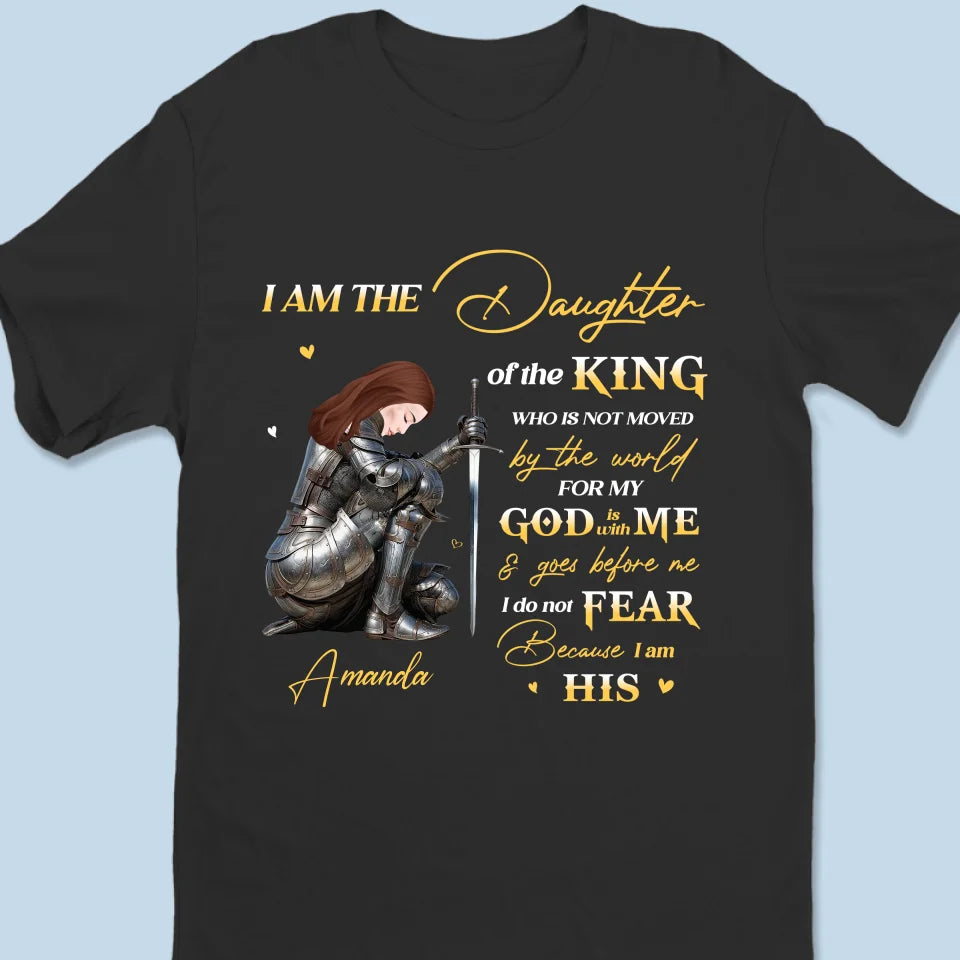 Je n'ai pas peur - T-shirt unisexe personnalisé pour la famille, t-shirt premium, sweat à capuche - Cadeau pour vous-même, vos meilleurs amis, vos frères et sœurs, les membres de votre famille
