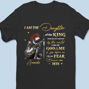 Je n'ai pas peur - T-shirt unisexe personnalisé pour la famille, t-shirt premium, sweat à capuche - Cadeau pour vous-même, vos meilleurs amis, vos frères et sœurs, les membres de votre famille