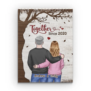 Mon amour pour toi est immense ! Blocs de construction rectangulaires verticaux personnalisés pour couple - Cadeau pour mari et femme, anniversaire