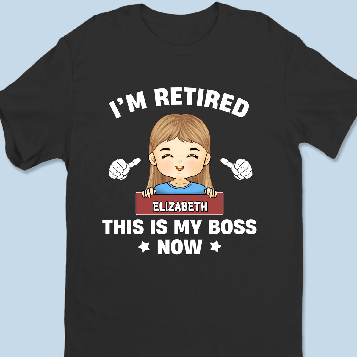 Petit patron, gros boulot ! T-shirt unisexe personnalisé, haut de gamme, sweat à capuche ! Cadeau de remerciement, de départ à la retraite pour collègues, collègues, couples et membres de la famille.