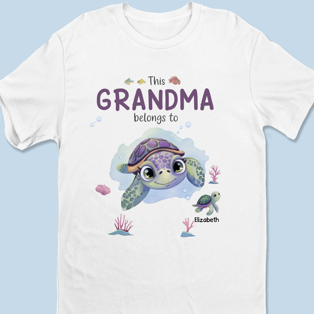 Moments précieux, amour éternel - T-shirt unisexe personnalisé pour la famille, t-shirt premium, sweat à capuche - Cadeau pour maman, grand-mère
