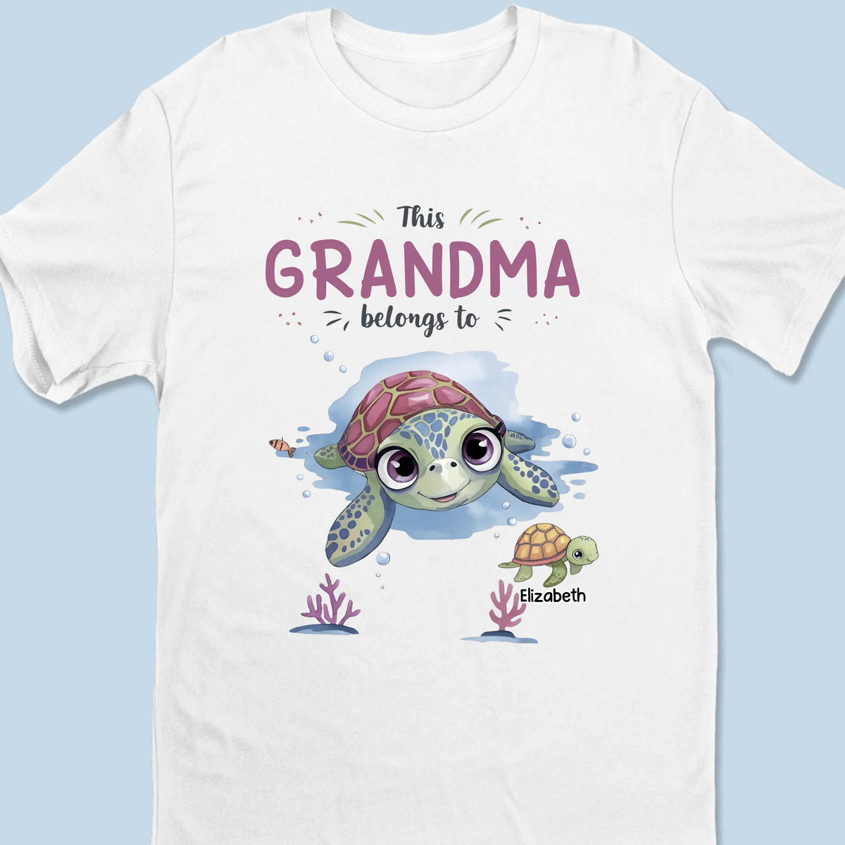 Ensemble dans l'amour, toujours - T-shirt unisexe personnalisé pour la famille, T-shirt premium, sweat à capuche - Cadeau pour maman, grand-mère