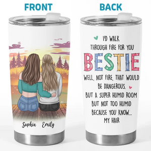 Célébrez les liens qui comptent le plus - Gobelet personnalisé Bestie - Cadeau pour meilleures amies, meilleures amies, sœurs
