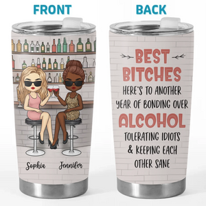 Nous sommes féroces, fabuleux et incassables - Gobelet personnalisé Bestie - Cadeau pour meilleures amies, BFF, sœurs