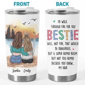 Pour les meilleures amies qui rendent la vie inoubliable - Gobelet personnalisé Bestie - Cadeau pour meilleures amies, meilleures amies, sœurs