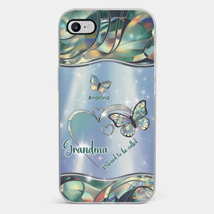 Si rien ne va bien, appelle ta grand-mère - Coque de téléphone transparente personnalisée pour la famille - Cadeau pour maman, grand-mère