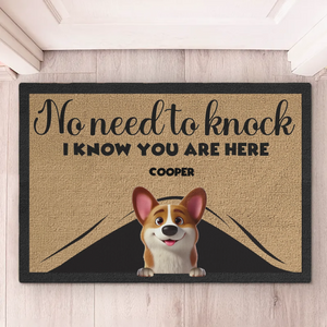 Tapis décoratif personnalisé pour chien, approuvé par la fourrure, pour les amis proches. Cadeau de pendaison de crémaillère pour les propriétaires et les amoureux des animaux.