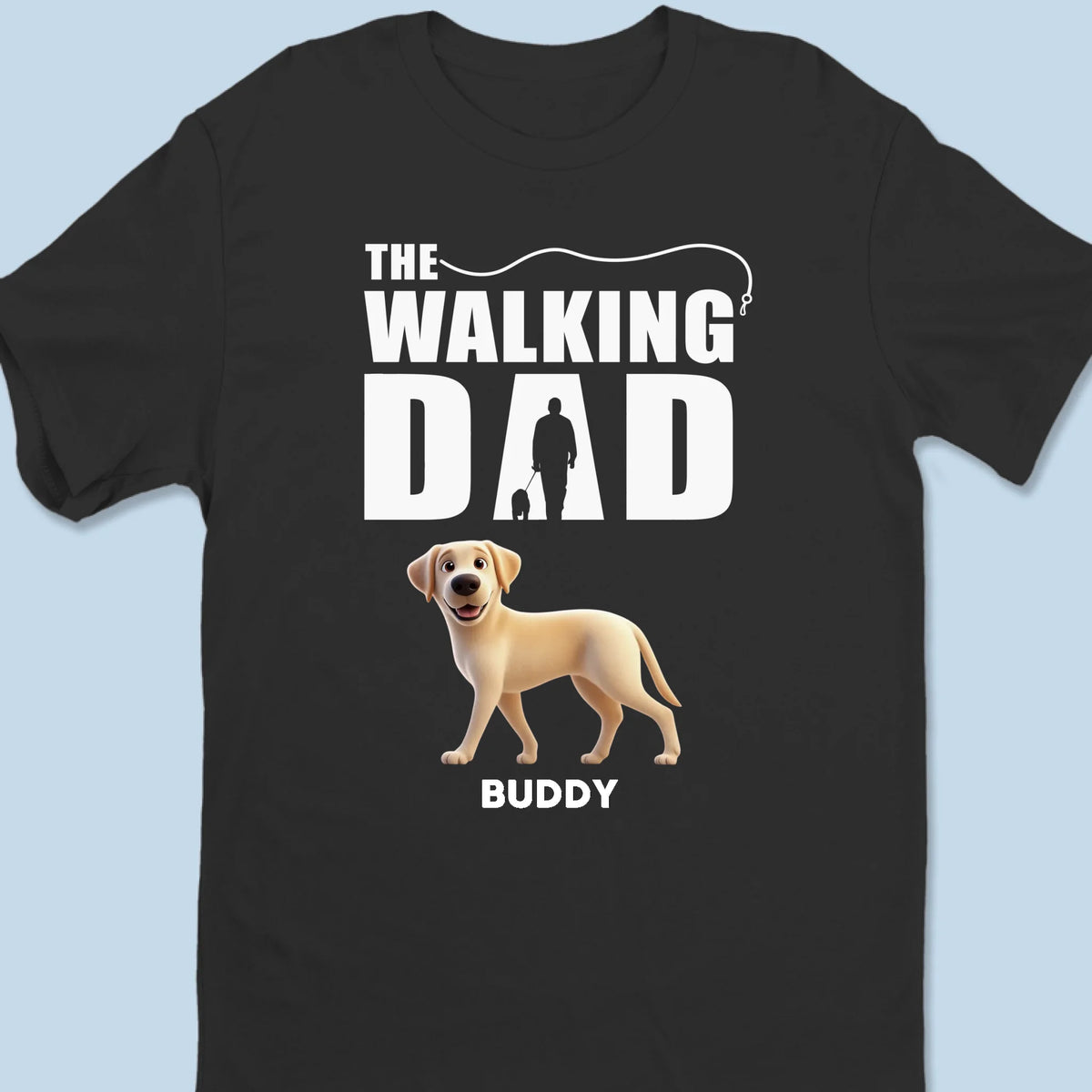 Ensemble, parcourons le monde - T-shirt unisexe personnalisé pour chien, t-shirt premium, sweat à capuche - Cadeau pour propriétaires d'animaux et amoureux des animaux