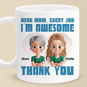 J'ai la meilleure maman du monde - Mug personnalisé pour la famille - Cadeau pour maman