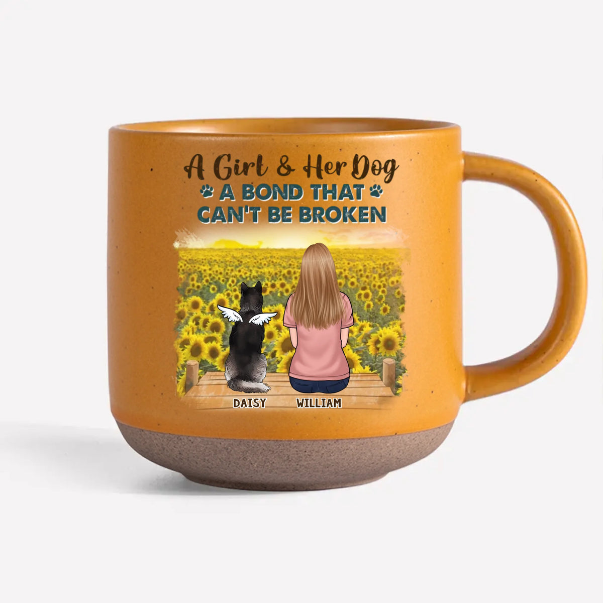 Les amis à fourrure sont les meilleurs compagnons - Mug en céramique imprimé personnalisé pour chien - Cadeau pour les propriétaires et les amoureux des animaux