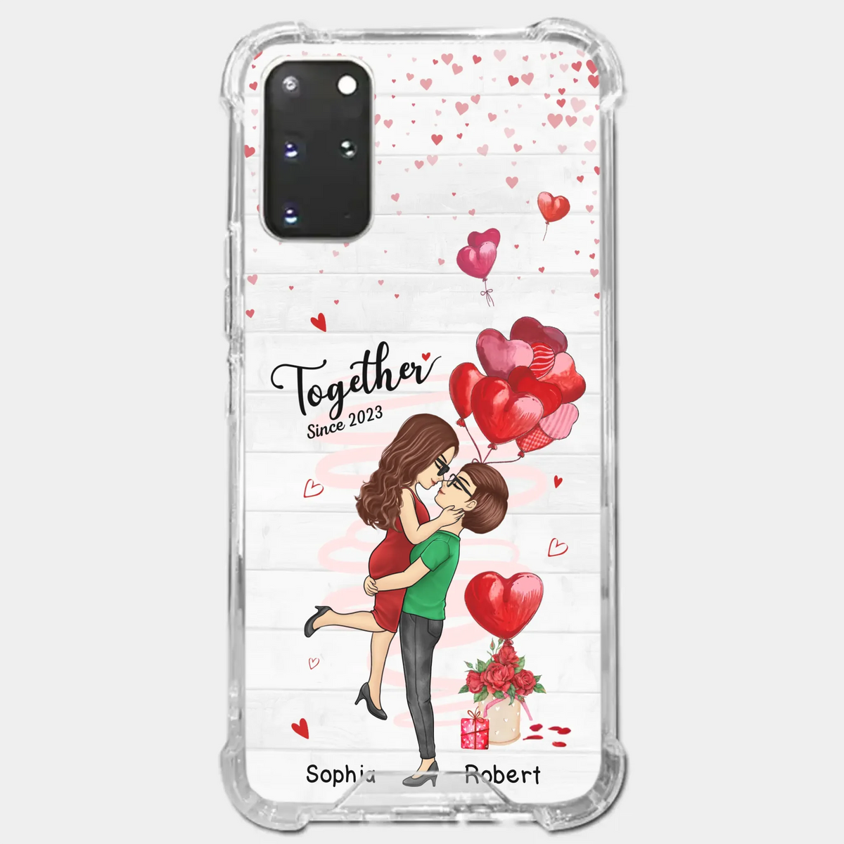 You Are My Greatest Adventure - Couple Personalized Custom Clear Phone Case - Gift For Husband Wife, Anniversary, LGBTQ+