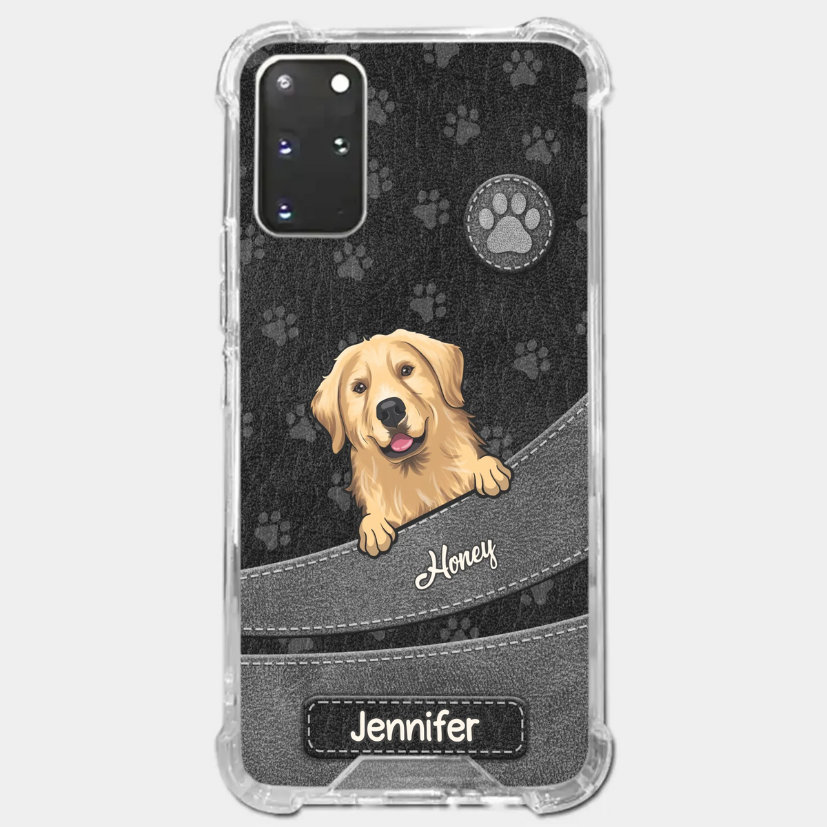 Un petit chien va t'aimer - Coque de téléphone transparente personnalisée pour chien - Cadeau pour les propriétaires et les amoureux des animaux