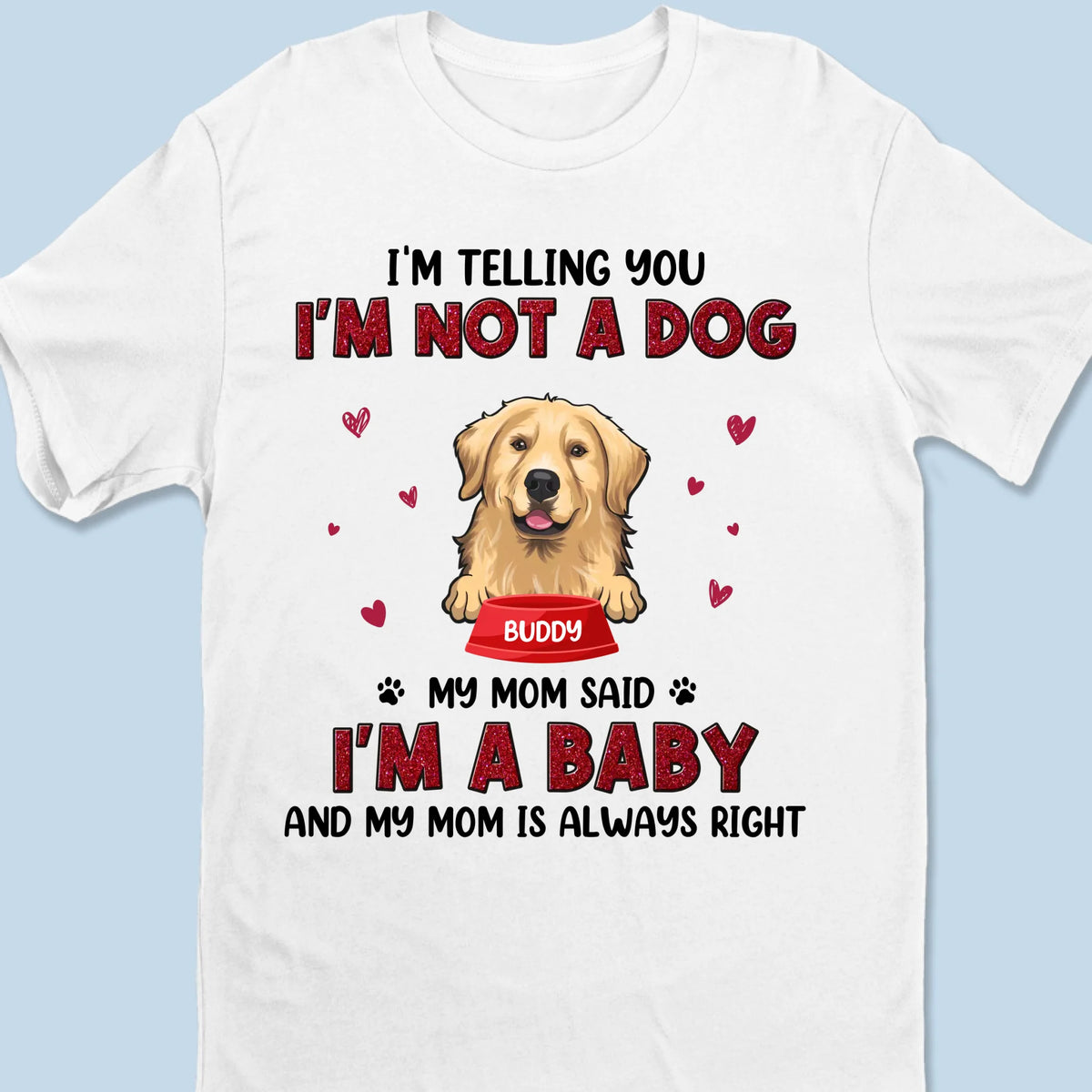 Le bonheur, c'est remuer la queue ! T-shirt unisexe personnalisé pour chien, haut de gamme, sweat à capuche ! Cadeau pour les propriétaires et les amoureux des animaux.