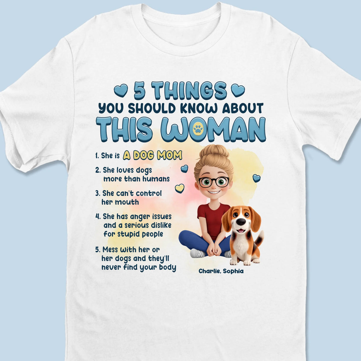 Le bonheur est un simple remue-queue
 - T-shirt unisexe personnalisé pour chien, t-shirt premium, sweat à capuche - Cadeau pour les propriétaires d'animaux de compagnie et les amoureux des animaux