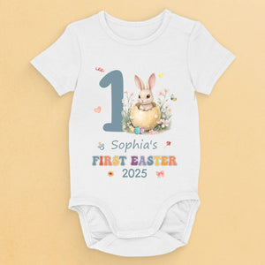 La gentillesse est là pour Pâques ! Body bébé personnalisé en famille ! Cadeau de Pâques pour bébé, enfant et nouveau-né