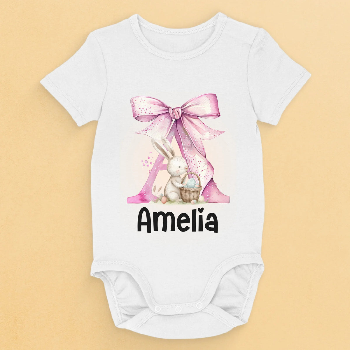Doux comme un lapin, mignon comme tout - Body bébé personnalisé pour toute la famille - Cadeau de Pâques pour bébé, enfant, nouveau-né