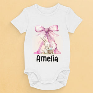 Doux comme un lapin, mignon comme tout - Body bébé personnalisé pour toute la famille - Cadeau de Pâques pour bébé, enfant, nouveau-né