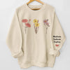 Family Is The Most Beautiful Garden Of All - Family Personalized Custom Unisex Sweatshirt, Hoodie With Design On Sleeve - Mother's Day, Gift For Mom, Grandma