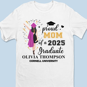 Des nuits tardives aux lumières de la remise des diplômes - T-shirt unisexe personnalisé pour la famille, t-shirt premium, sweat à capuche - Cadeau de remise de diplôme pour les membres de la famille, les frères et sœurs