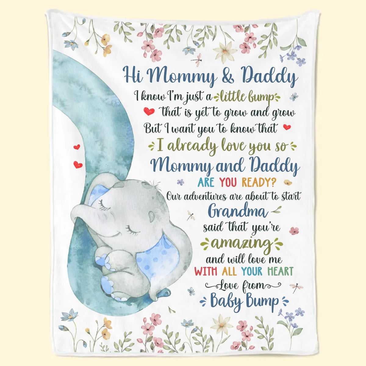 Couverture personnalisée pour la famille, cadeau de fête des mères, cadeau de naissance, cadeau pour la première maman.