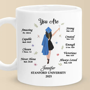 Croyez en vous et en tout ce que vous êtes - Tasse personnalisée pour la famille - Cadeau de remise de diplôme pour les membres de la famille, les frères et sœurs