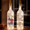 Growing Together In Love - Family Personalized Custom Bottle Lamp - Mother's Day, Gift For Mom, Daughter