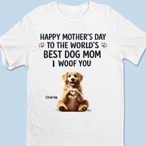 L'amour d'une maman chien est incomparable - T-shirt unisexe personnalisé pour chien, t-shirt premium, sweat à capuche - Fête des Mères, cadeau pour les propriétaires d'animaux et les amoureux des animaux