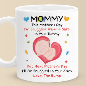 Maman, tu es ma première maison - Mug personnalisé pour la famille - Fête des Mères, cadeau de baby shower, cadeau pour première maman, nouveau-né