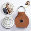 Custom Photo You Carry My Heart, And All My Faith In You - Family Personalized Custom Pocket Hug - Gift For Son, Daughter, Grandson, Granddaughter