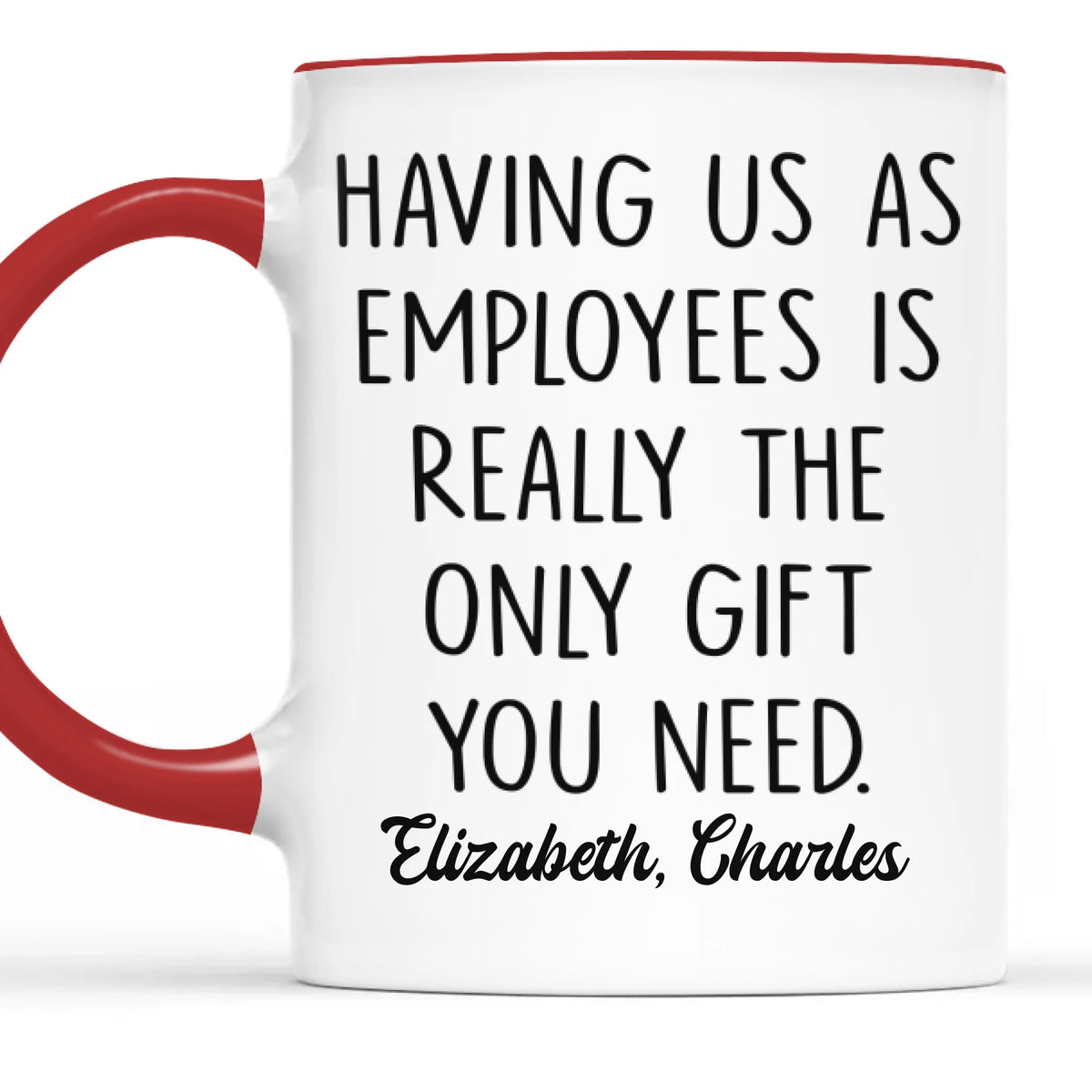 Nous sommes tous dans le même bateau - Tasse personnalisée avec accents pour collègues - Cadeau pour collègues, amis de travail, collègues