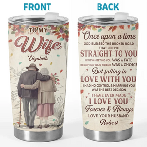 Mon histoire d'amour préférée est la nôtre - Verre personnalisé pour couple - Cadeau pour mari et femme, anniversaire