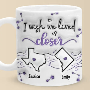 A True Friend Is One Soul In Two Bodies - Bestie Personalized Custom 3D Inflated Effect Printed Mug - New Arrival, Christmas Gift For Best Friends, BFF, Sisters AMZ
