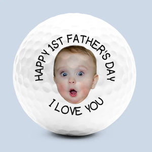Photo personnalisée Tu es la meilleure balançoire de ma vie
 - Balle de golf personnalisée pour la famille - Fête des pères, cadeau pour les amateurs de sport, les joueurs de sport, papa, grand-père