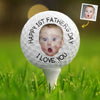 Photo personnalisée Tu es la meilleure balançoire de ma vie
 - Balle de golf personnalisée pour la famille - Fête des pères, cadeau pour les amateurs de sport, les joueurs de sport, papa, grand-père