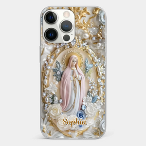 In Love And Faith - Coque de téléphone personnalisée avec effet gonflable 3D - Cadeau pour vous-même, vos meilleurs amis, vos frères et sœurs, votre famille